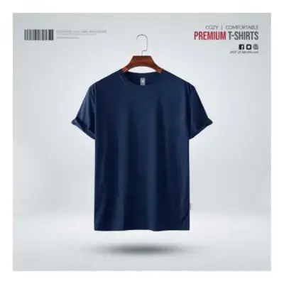 Mens Premium Blank T-shirt - Navy