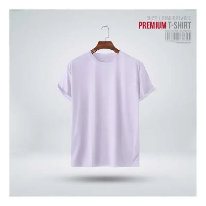 Mens Premium Blank T-shirt - Orchid Petal