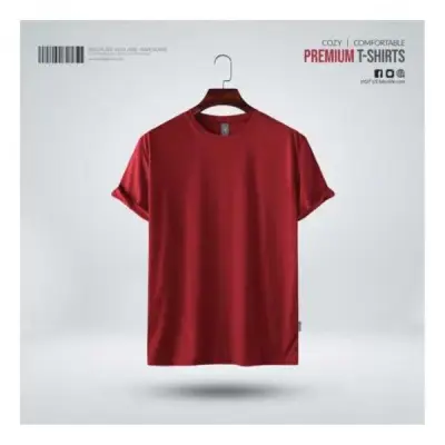 Mens Premium Blank T-shirt - Red