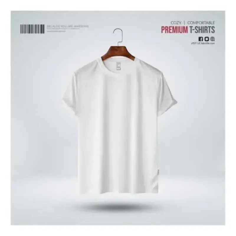 Mens Premium Blank T-shirt - White