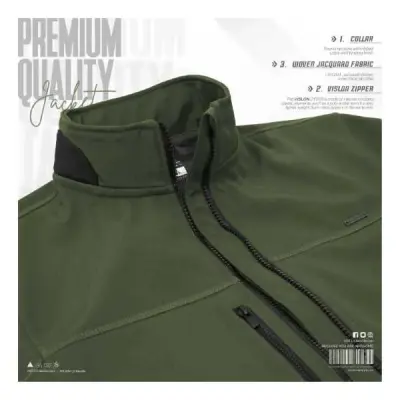 Mens Premium Jacket - Greed (Olive)