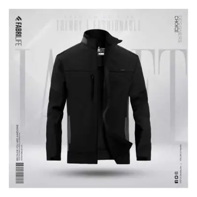 Mens Premium Jacket - Solstice (Black)