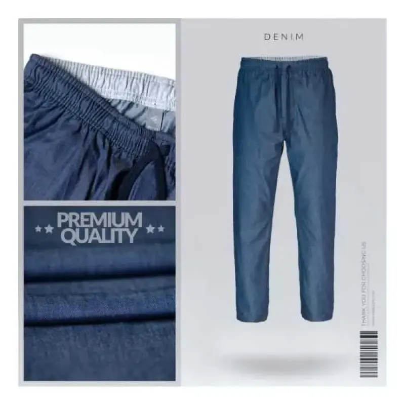 Mens Premium Trouser - Denim