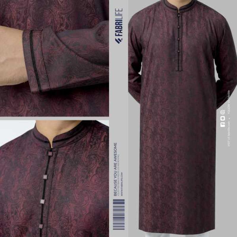 Premium Jacquard Panjabi - Bahr