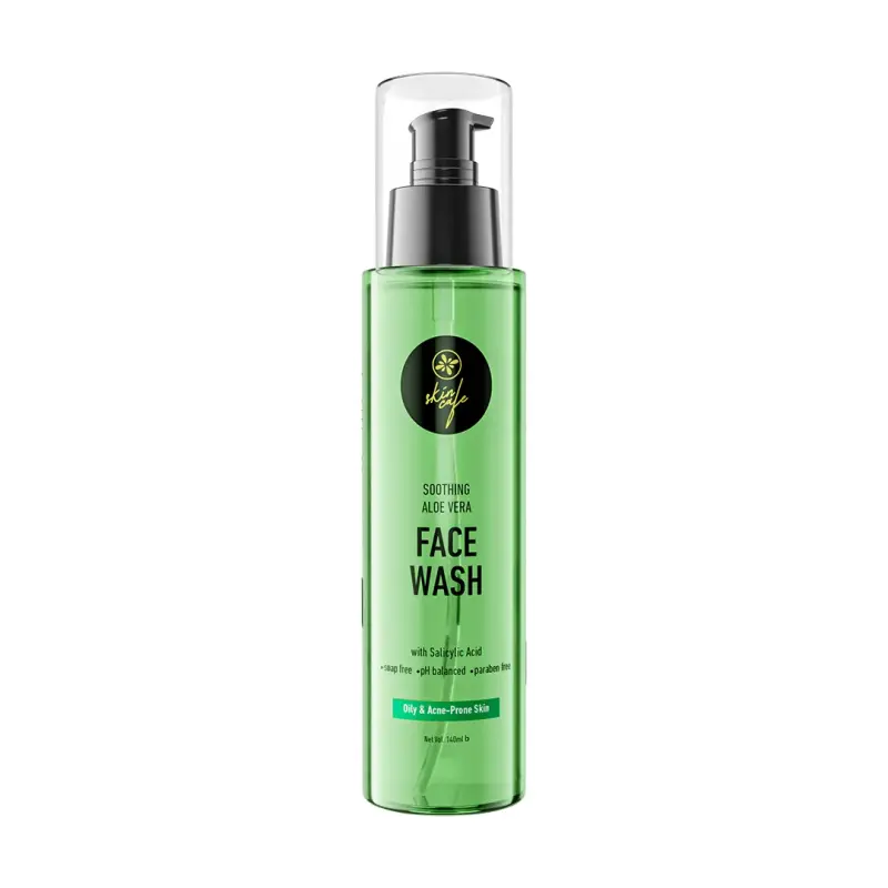 Skin Cafe Soothing Aloe Vera Facewash with Salicylic Acid – 140ml